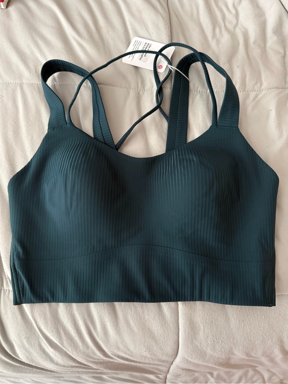 lululemon athletica Ribbed like a cloud Bra - Indochine Blue